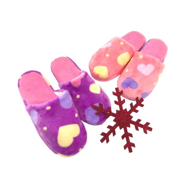 Big Heart Cozy Winter Home Slippers - Fast Ship (1)