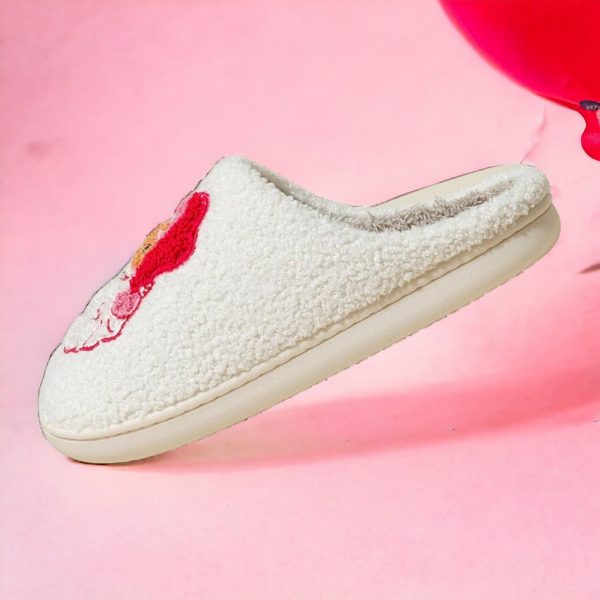 CHRISTMAS Pink Santa House Shoes, Women’s Slippers - 6-PhotoRoom(2)