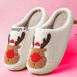 Christmas House Shoes, Women’s House Slippers - 6-PhotoRoom(2)