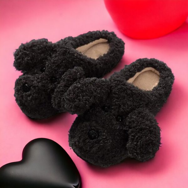 Custom Dog House Slippers, Furry House Shoes, Gift for Animal Lovers - 1-PhotoRoom(1)