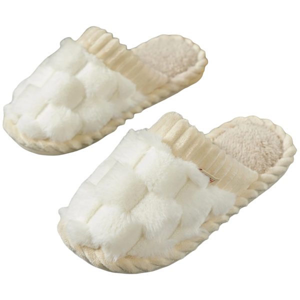 Fashionable Winter Fur Slippers - Faux Warmth (5)