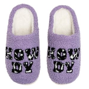 HOWDY fuzzy slippers - 2-PhotoRoom