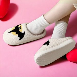 Halloween Bat House Slippers, Women’s Halloween House Shoes - 3-PhotoRoom(2)