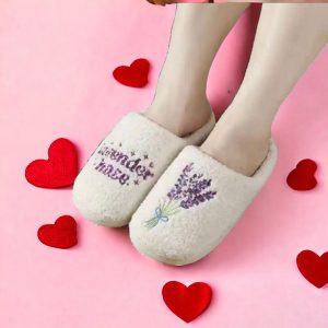 Lavender House Slippers, Women’s trendy House Shoes - 3-PhotoRoom(1)