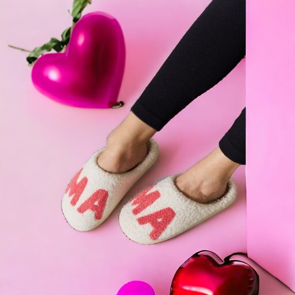 Melody MAMA Pattern Cozy Slippers (11)