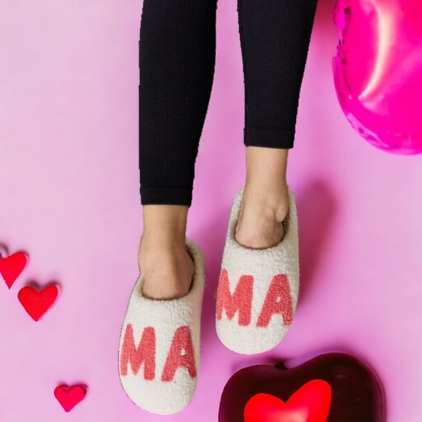 Melody MAMA Pattern Cozy Slippers (4)