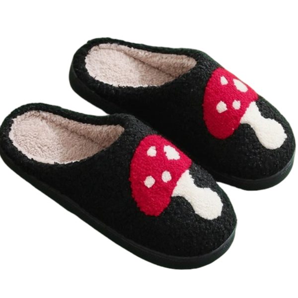 Mushroom slippers,Comfortable slippers,Cute Womens slipers,Fluffy Warm Women's Slippers,Home Slippers,Christmas Gift For Her - 2-PhotoRoom
