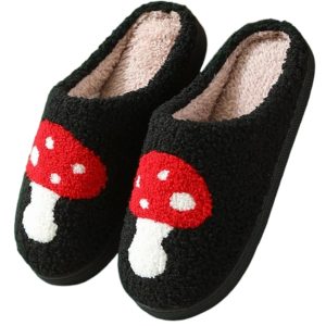 Mushroom slippers,Comfortable slippers,Cute Womens slipers,Fluffy Warm Women's Slippers,Home Slippers,Christmas Gift For Her - 3-PhotoRoom