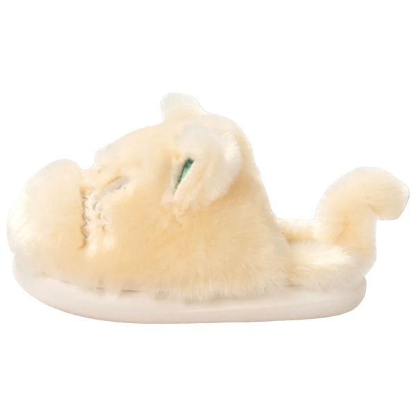 New Cute Cats Faux Plush Fur Winter Women's Slippers - Soft and Warm Home Cotton Shoes - 4-PhotoRoom