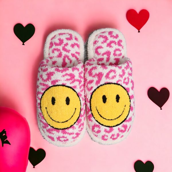PS Its in! LeopardHappy Face Slippers·Leopard Slippers·Cozy Slippers·Super Soft·ComfyLuxe - 2-PhotoRoom(1)