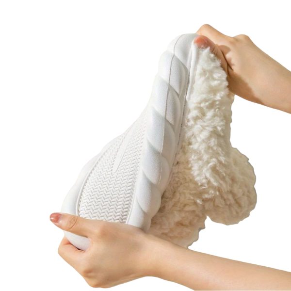 Playful High-top Fuzzy Women's Winter Slippers (1)