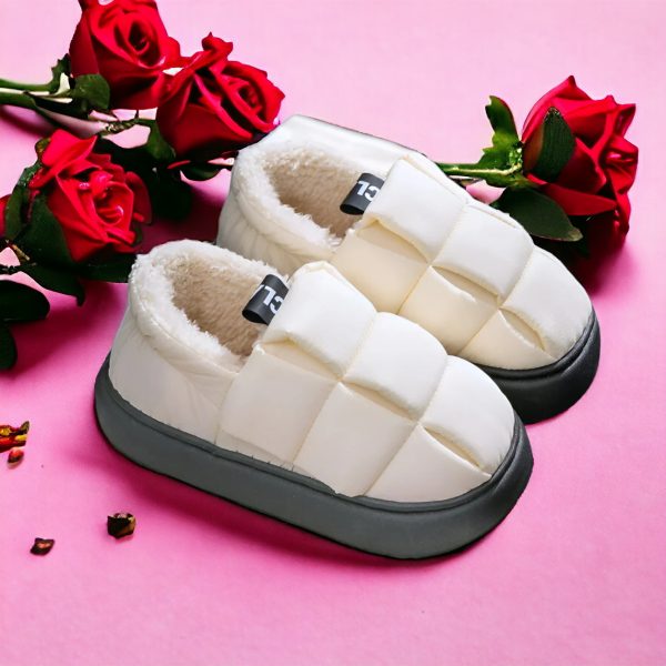 Plush Slippers Women's Slides Jacket Slipper for Outside Warm, Cozy Slippers (3)