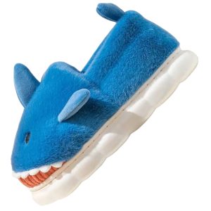 Shark Shoes for Women and Men Winter Plush Slippers Funny Indoor Slippers - 6-PhotoRoom