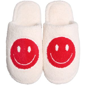 Stay Cozy and Stylish with Women’s Smiley Face Slippers (1)-PhotoRoom(1)