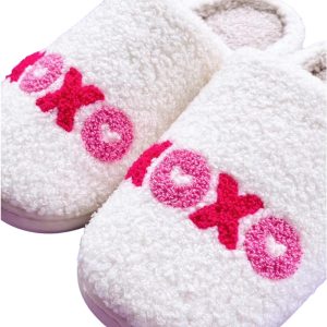 Stylish Love XOXO Women's Valentine Indoor Slippers (1)