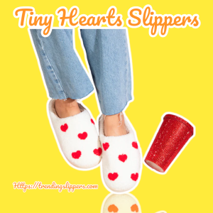 Tiny Hearts Slippers – Comfy Smiley Face Slippers for Men & Women 2