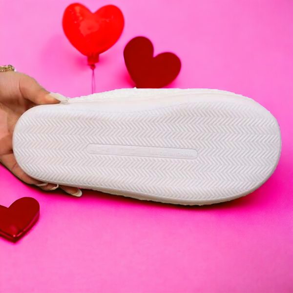 Valentines Slippers, Womens Slippers, Heart Slippers, Cozy Slippers, Valentines Gift, Gift for Her, Valentine Slippers for Woman, 2024 - 4-PhotoRoom(1)