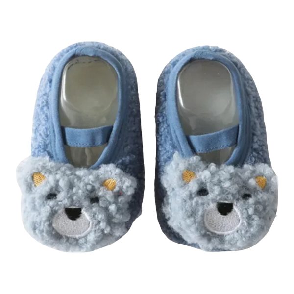 Warm and Cozy Infant Toddler Plush Slippers - Anti-Slip Indoor Shoes for Boys and Girls - 3-PhotoRoom