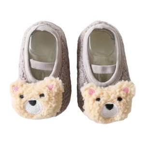 Warm and Cozy Infant Toddler Plush Slippers - Anti-Slip Indoor Shoes for Boys and Girls - 5-PhotoRoom