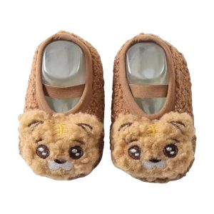 Warm and Cozy Infant Toddler Plush Slippers - Anti-Slip Indoor Shoes for Boys and Girls - 7-PhotoRoom