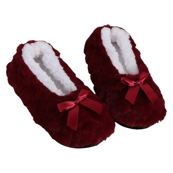 Women's Winter Warm Plush Home Slippers - Soft, Cute, and Anti-Slip - 6-PhotoRoom