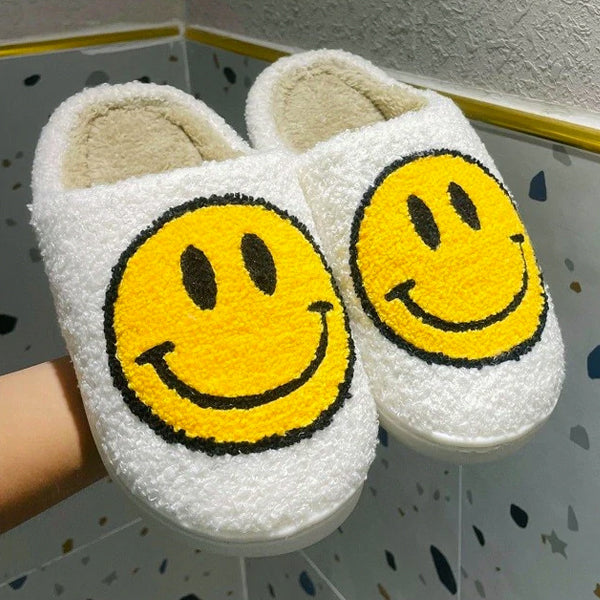 Slippers with Smiley Faces A Fun and Comfy Footwear Choice