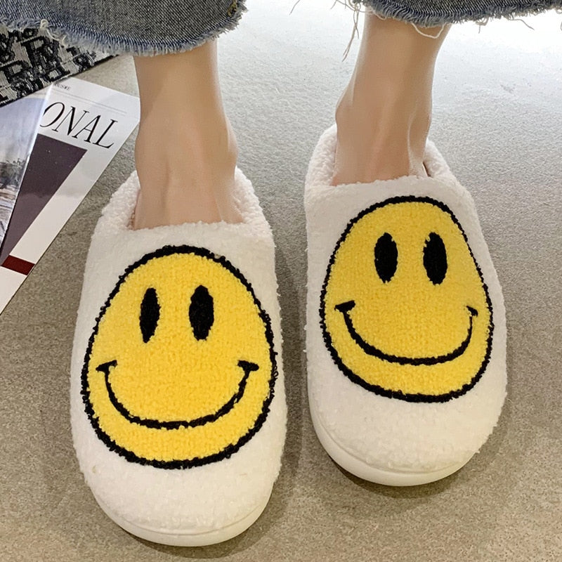 Black and White Smiley Face Slippers A Guide to Cozy Comfort