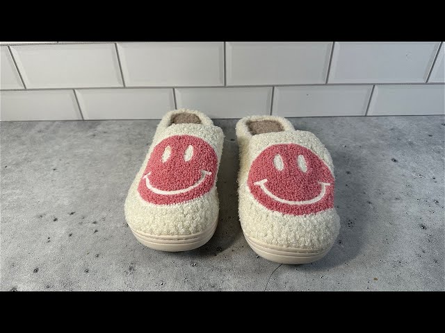 Delight Your Feet Smiley Face Slippers from Walgreens
