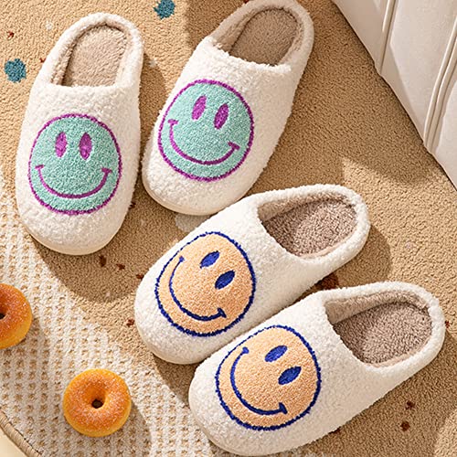 Introducing Preppy Smiley Face Slippers A Fashion Statement for the Young and Trendy