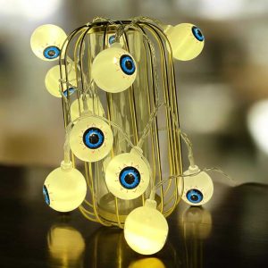 2024 Halloween Eyeballs LED String Lights - Fun Decorative Lighting for Spooky Holiday Decor