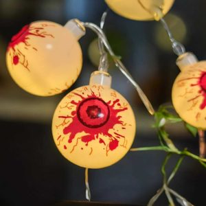 2024 Halloween Eyeballs LED String Lights - Fun Decorative Lighting for Spooky Holiday Decor