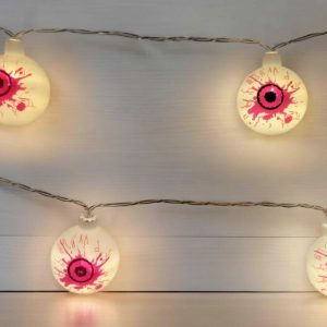 2024 Halloween Eyeballs LED String Lights - Fun Decorative Lighting for Spooky Holiday Decor