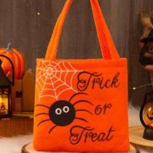 2024 Halloween Nonwoven Tote Bag - Lightweight Trick or Treat Bag, Perfect Gift for Spooky Season