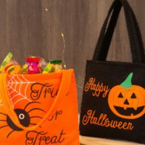 2024 Halloween Nonwoven Tote Bag - Lightweight Trick or Treat Bag, Perfect Gift for Spooky Season