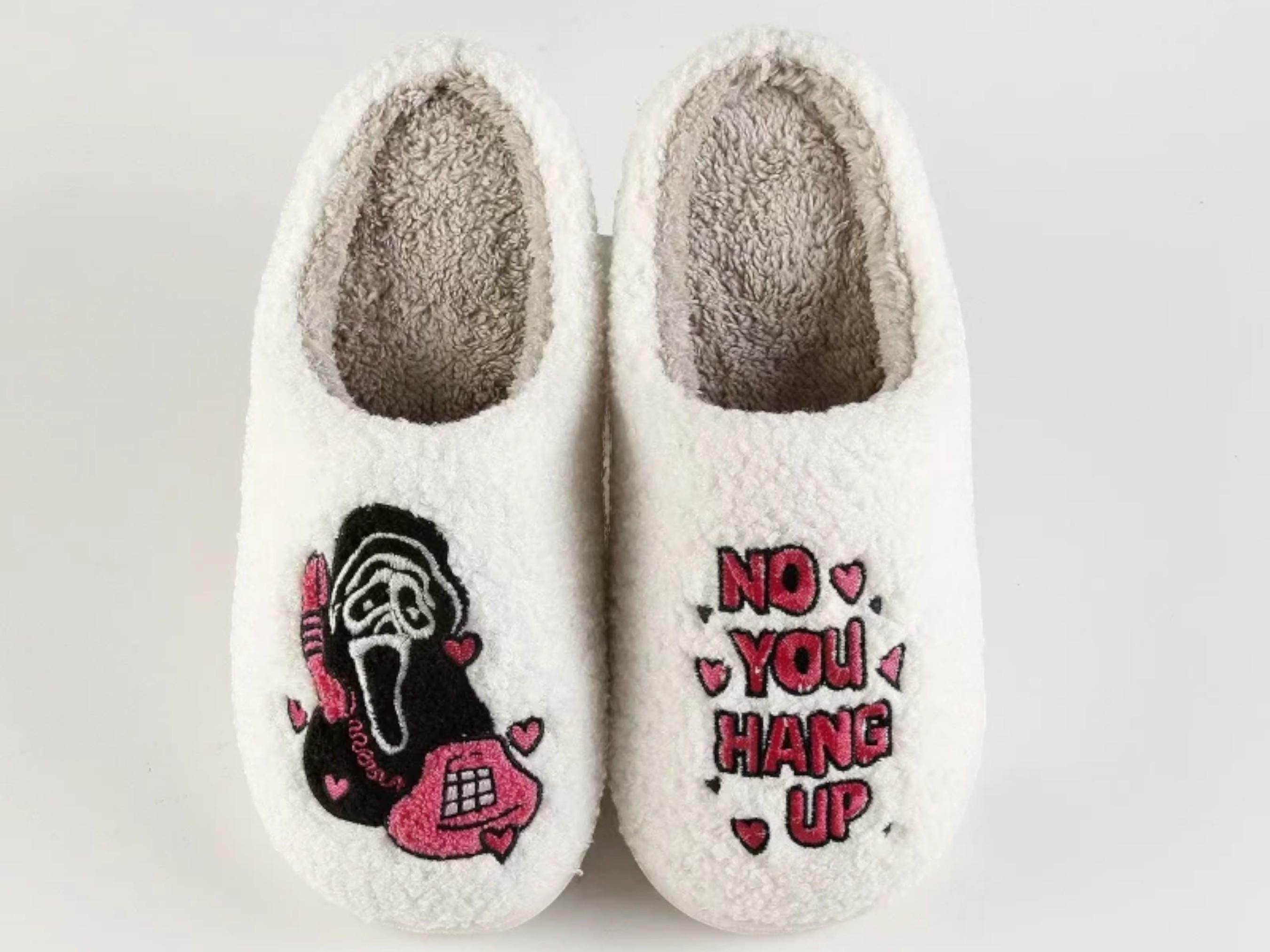 2024 Halloween Slippers for Couples - Cozy Plush Slides, Non-Slip Indoor Footwear, Perfect Gifts