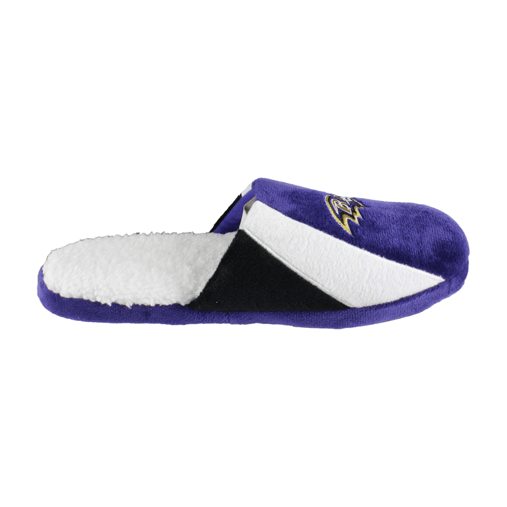 Baltimore Ravens Sherpa Slide Slippers - Perfect Gift for Halloween, Christmas, Valentine