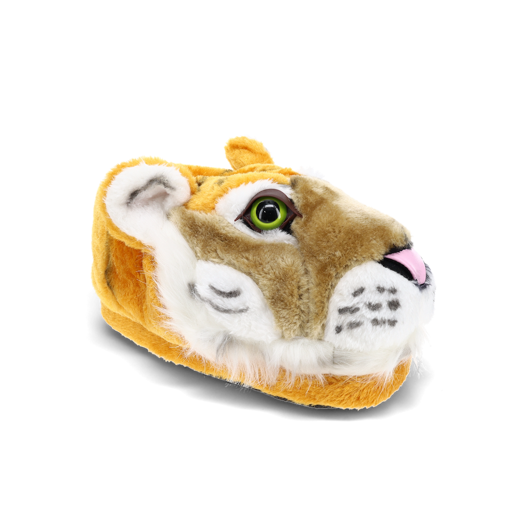 Bengal Tiger Plush Slippers - Perfect Gift for Halloween, Christmas, Valentine