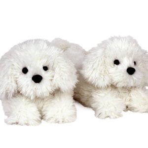 Bichon Frise Slippers - Cozy Gift for Dog LoversHoliday Season, Perfect for Christmas & Valentine