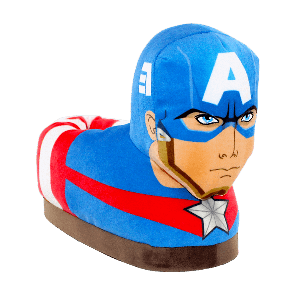 Captain America Slippers - Perfect Gift for FansHoliday Season, Halloween, or Christmas