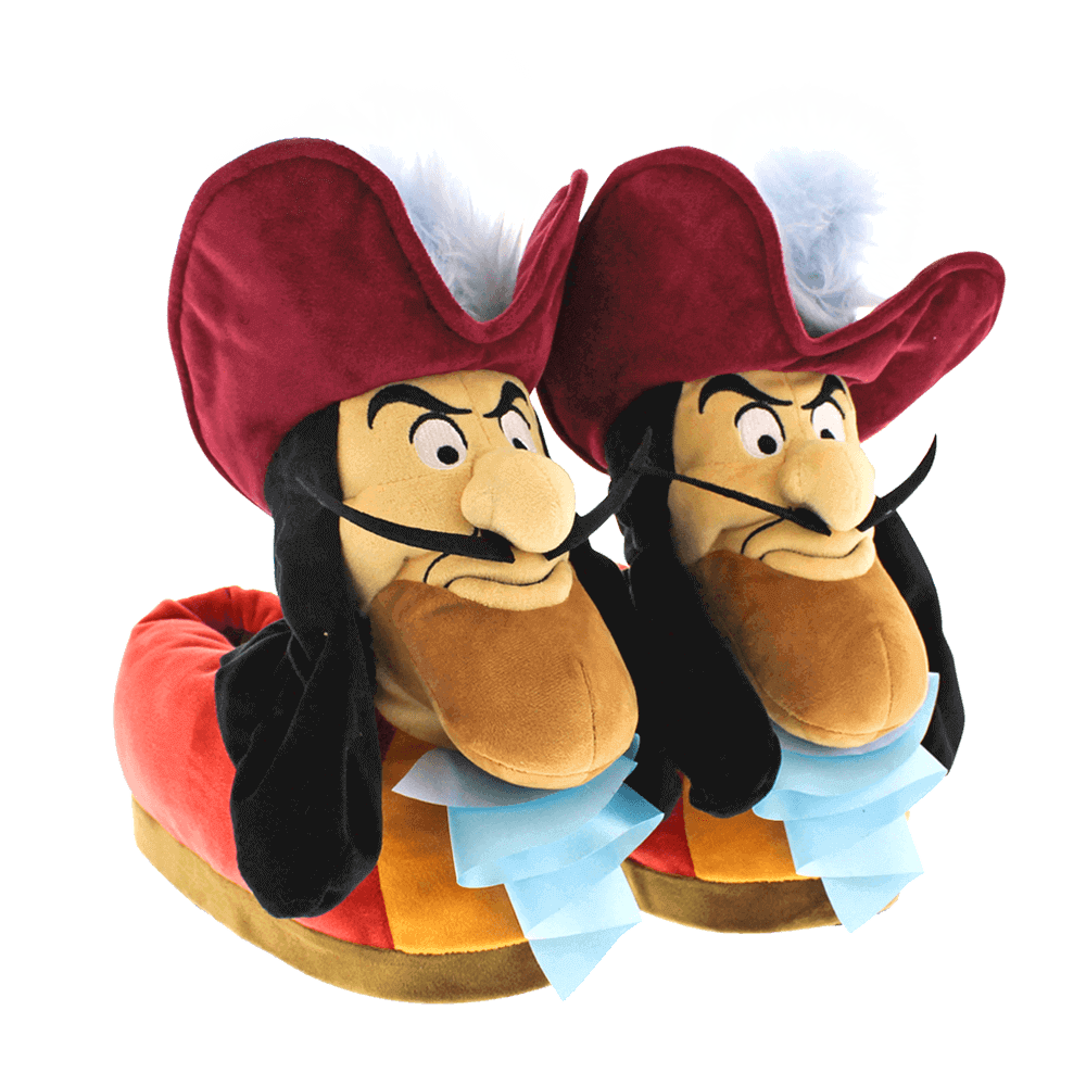 Captain Hook-Inspired Slippers - Perfect Gift for Halloween, Christmas, Valentine