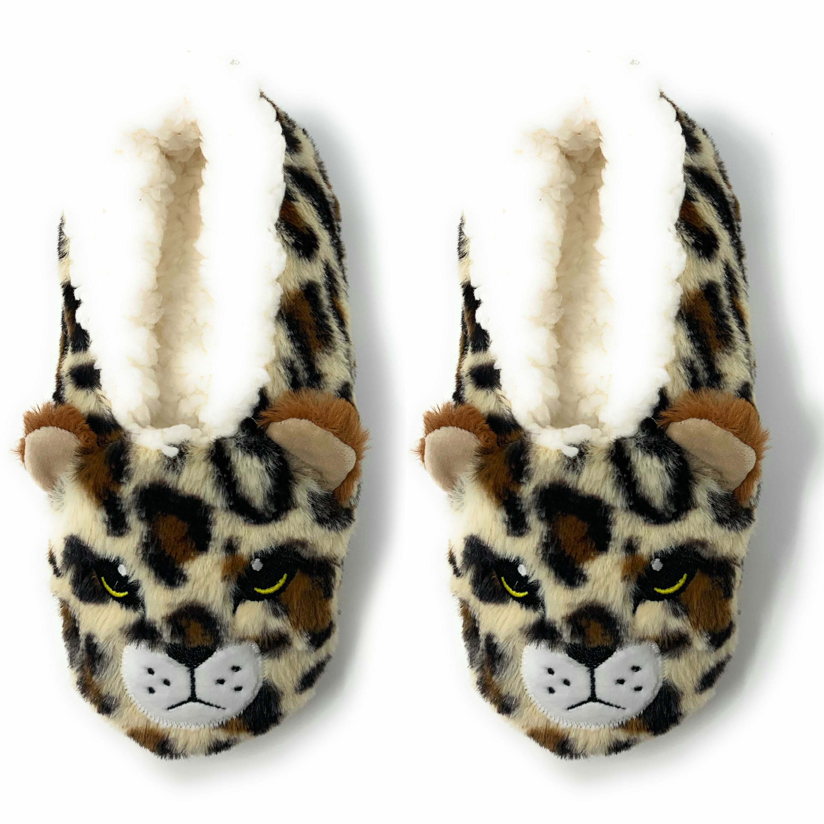 Cheetah Print Cozy Slippers - Perfect Gift for Halloween, Christmas, Valentine