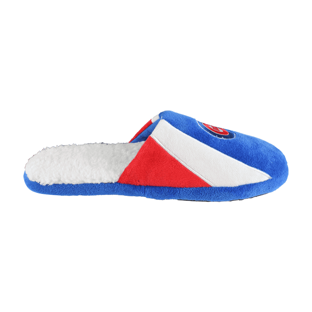 Chicago Cubs Sherpa Slide Slippers - Perfect Gift for Halloween, Christmas, Valentine