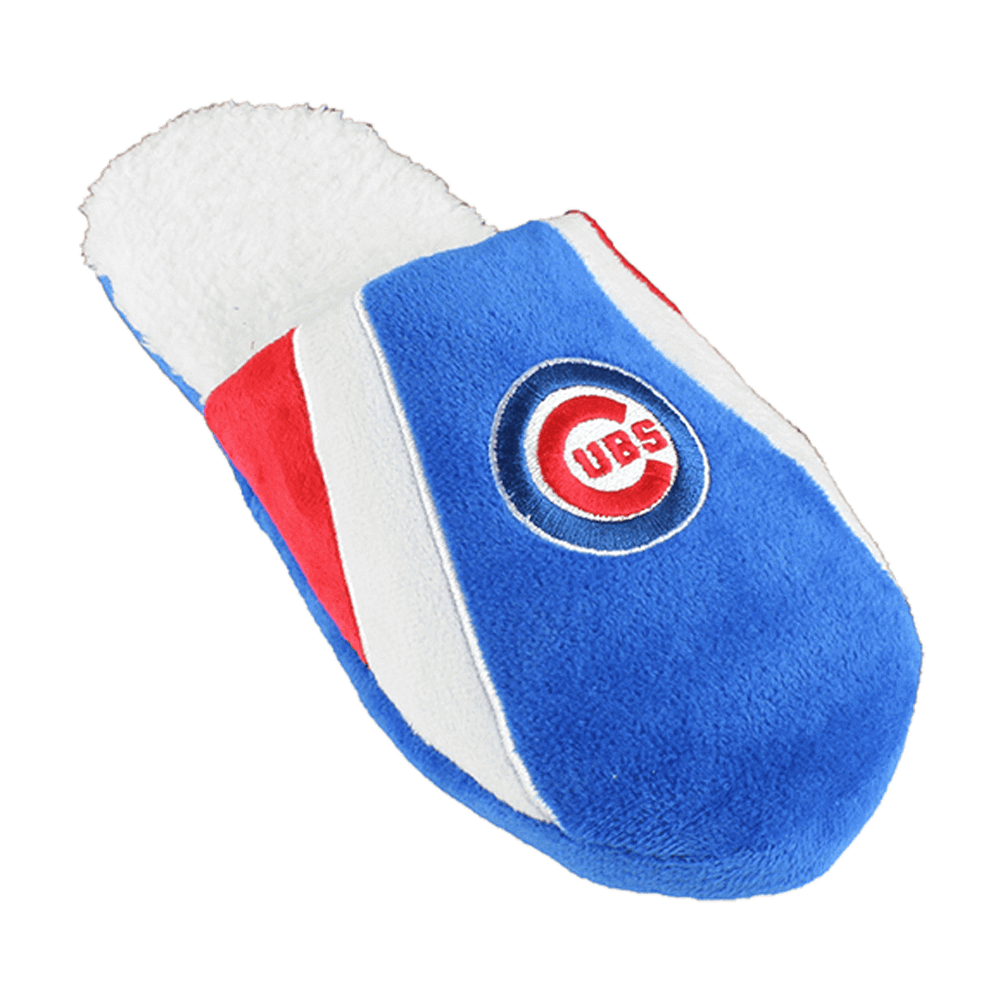 Chicago Cubs Sherpa Slide Slippers - Perfect Gift for Halloween, Christmas, Valentine