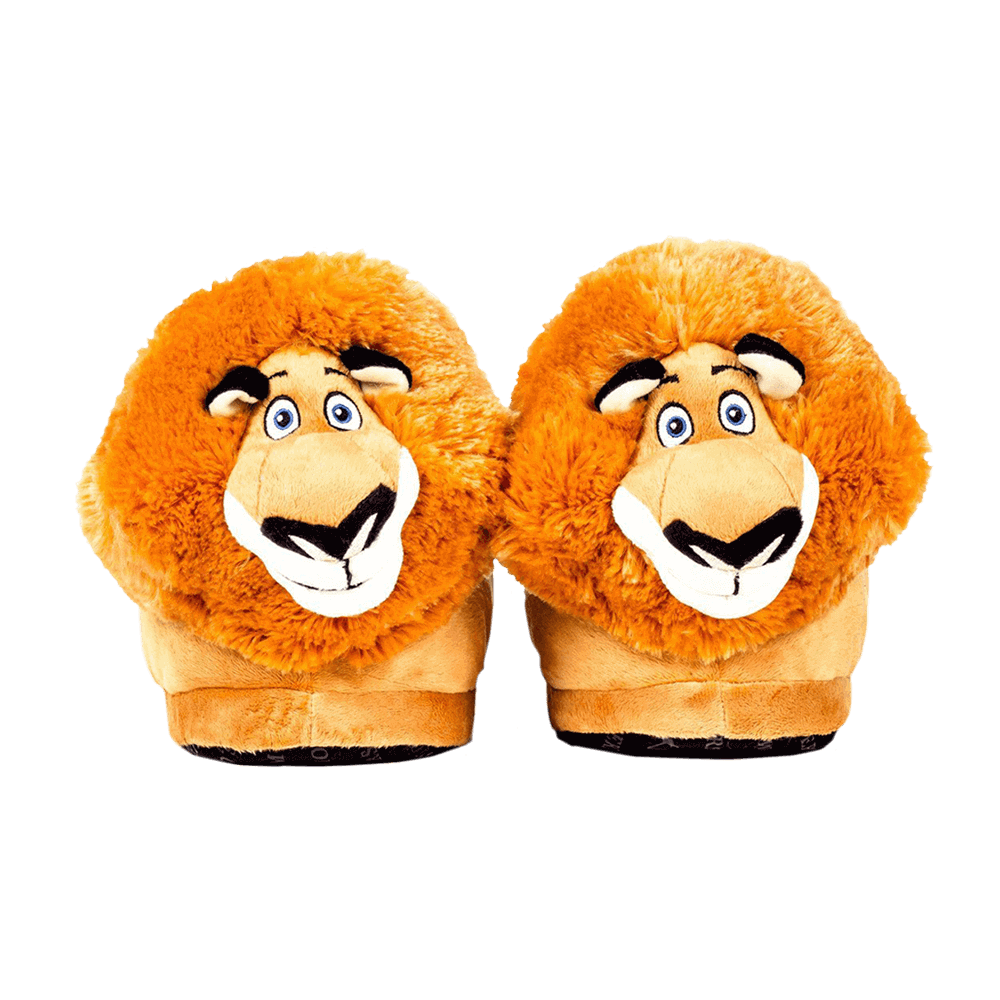 Cozy Alex the Lion Slippers - Perfect Gift for Halloween, Christmas, Valentine