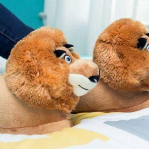 Cozy Alex the Lion Slippers - Perfect Gift for Halloween, Christmas, Valentine