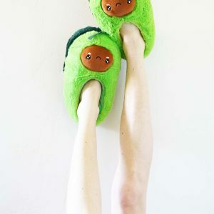 Cozy Avocuddle Fuzzy Slippers - Perfect Gift for Halloween, Christmas, Valentine