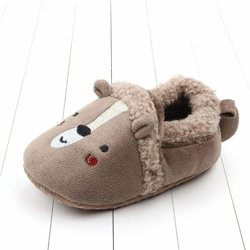 Cozy Bear Baby Slippers - Perfect Holiday Gift for Halloween, Christmas, Valentine