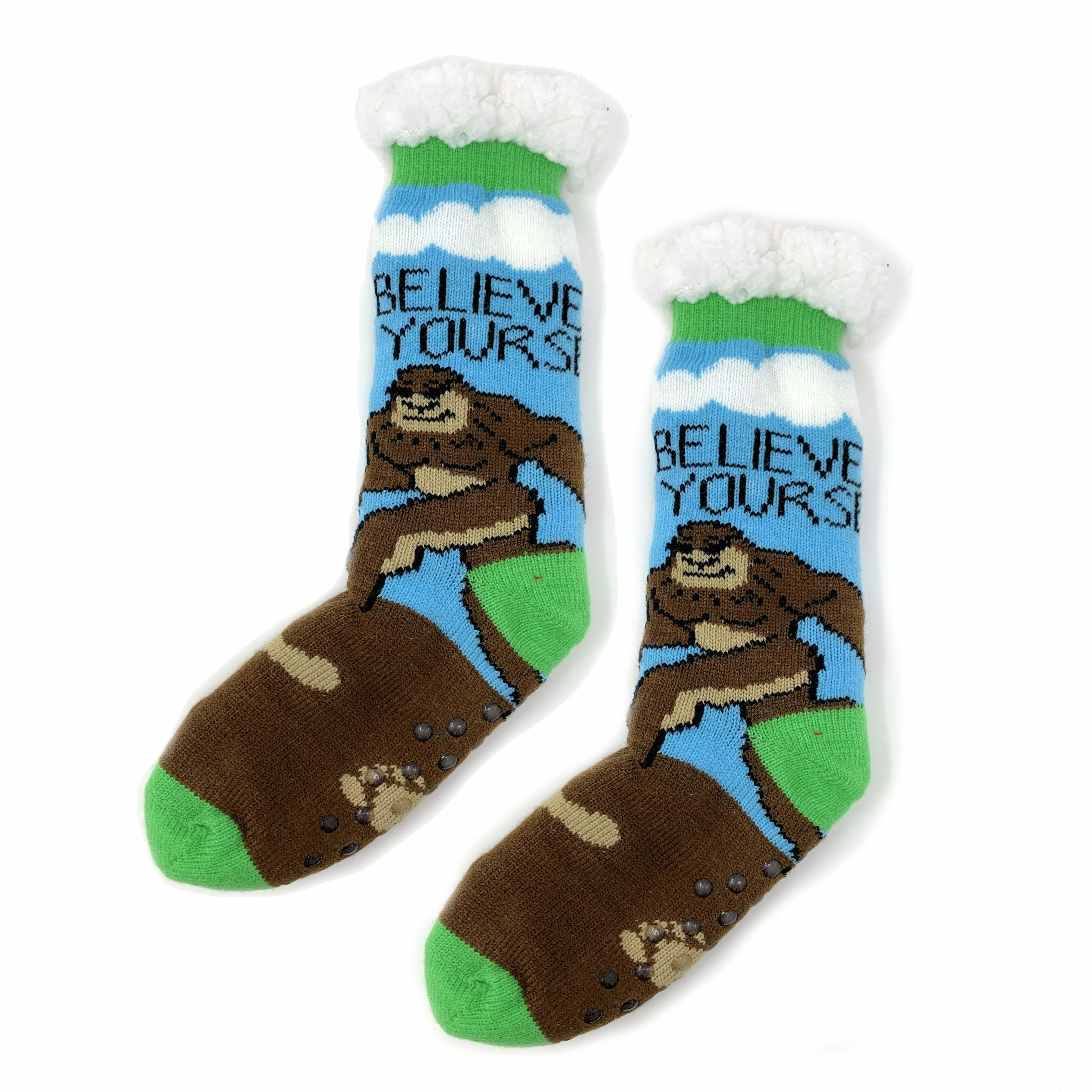 Cozy Believe Slipper Socks - Perfect Holiday Gift for Loved Ones This Season