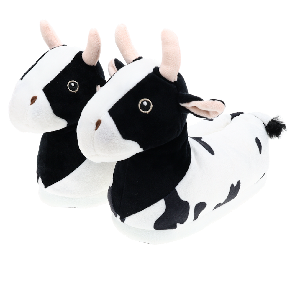 Cozy Bessie the Cow Slippers - Perfect Gift for Halloween, Christmas, Valentine