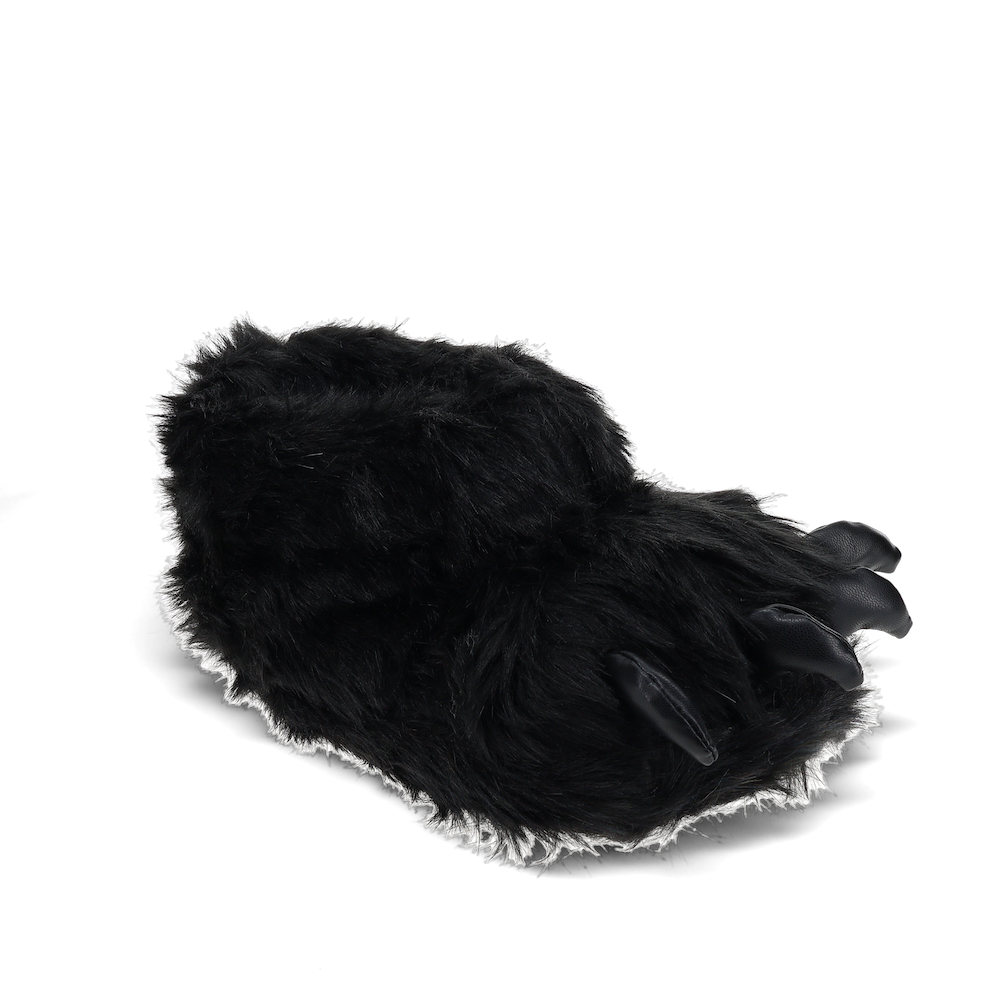 Cozy Black Claw Slippers - Perfect Gift for Halloween, Christmas, Valentine